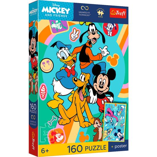 Puzzle Trefl L'Heure De La Souris Mickey 160 Pcs