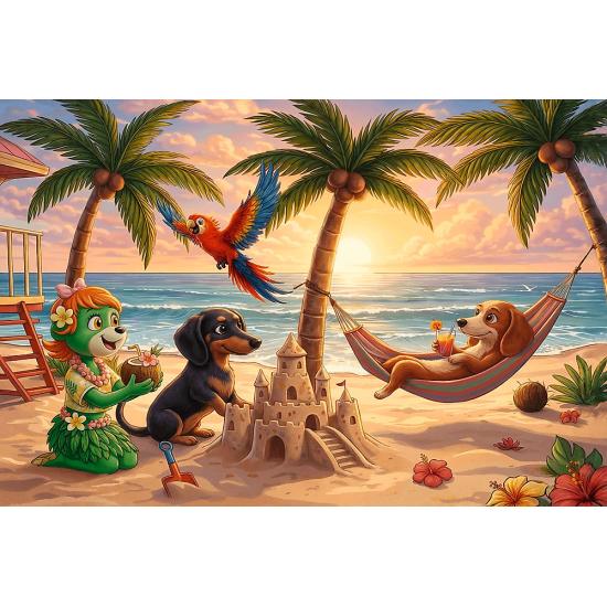 Puzzle Trefl Le Teckel Compte 160 Pcs