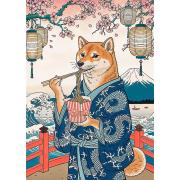 Puzzle Trefl Méditation Des Nouilles De Shiba 500 pièces
