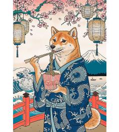 Puzzle Trefl Méditation Des Nouilles De Shiba 500 pièces