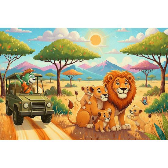 Puzzle Trefl Lion XXL 100 pièces