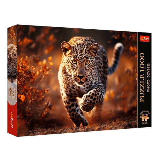 Puzzle Trefl Léopard Sauvage 1000 pièces Puzzle Trefl Léopard Sauvage 1000 pièces