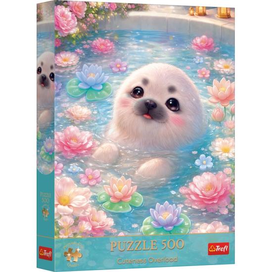 Puzzle Trefl Adorable Phoque 500 pièces