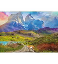 Puzzle Trefl Lama En Patagonie 500 pièces