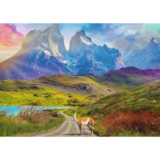 Puzzle Trefl Lama En Patagonie 500 pièces