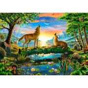 Puzzle Trefl Loups dans la nature 500 pièces