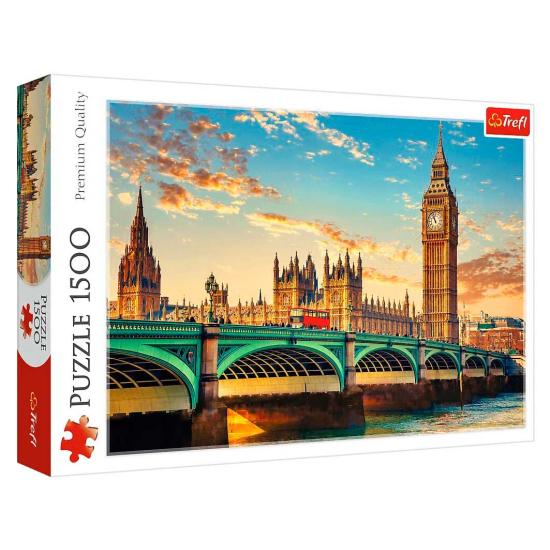 Puzzle Trefl Londres, Royaume-Uni 1500 pièces Puzzle Trefl Londres, Royaume-Uni 1500 pièces