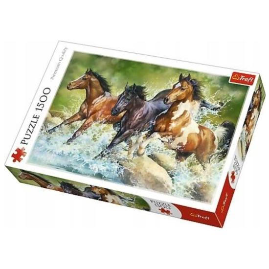 Puzzle Trefl Les Trois Chevaux Sauvages 1500 Pièces