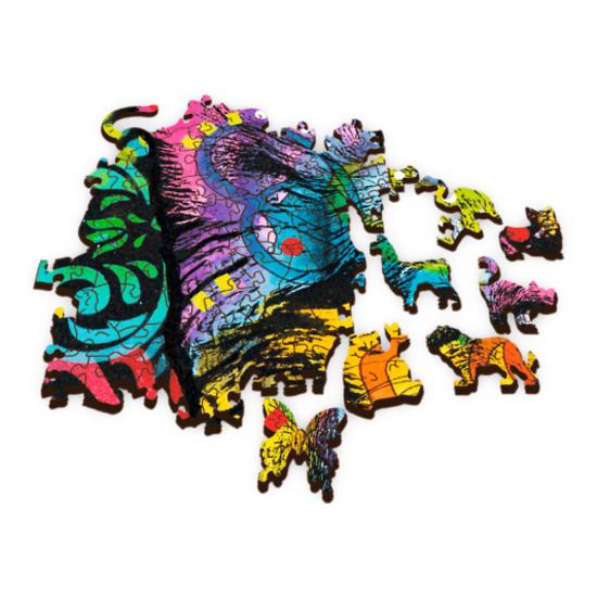 Trefl Puzzle en bois Chiot coloré 500 pièces