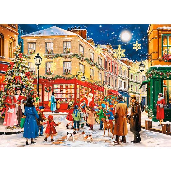 Trefl Puzzle en bois Rue de Noël 1000 pièces