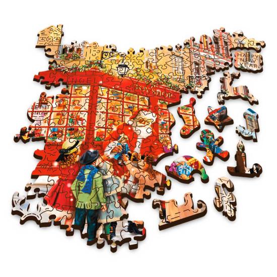 Trefl Puzzle en bois Rue de Noël 1000 pièces