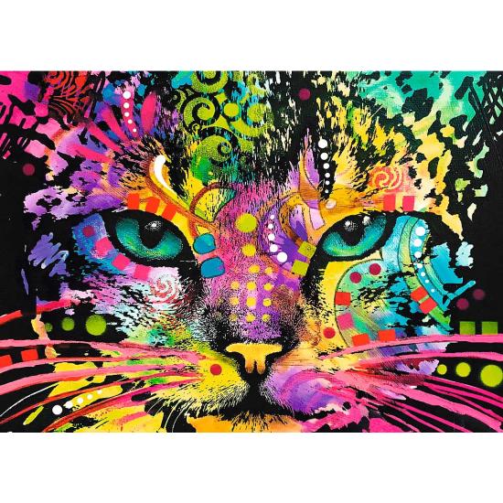 Trefl Puzzle en bois Chat coloré 1000 pièces