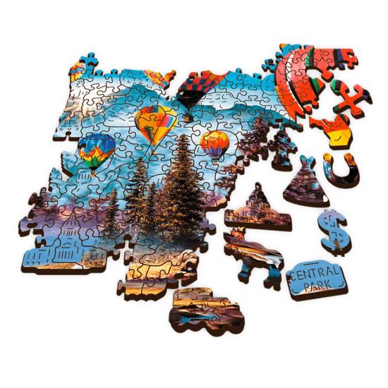 Puzzle en bois Trefl Ballons colorés 1000 pièces