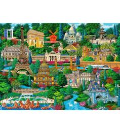 Trefl Puzzle en bois Lieux célèbres de France 1000 pièces