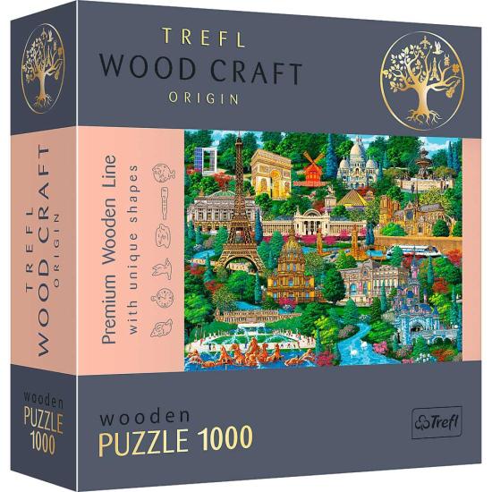 Trefl Puzzle en bois Lieux célèbres de France 1000 pièces