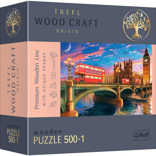 Trefl Puzzle en bois Palais de Westminster, Londres 500 pcs