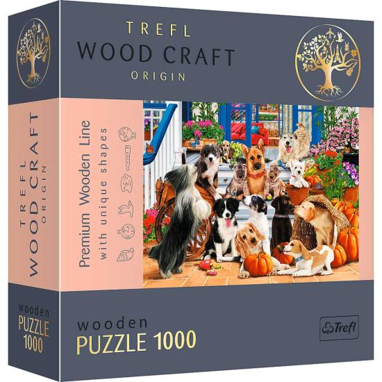 Puzzle en bois Trefl Puppies Friends 1000 pièces