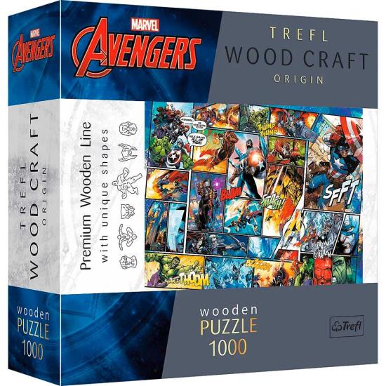 Trefl Puzzle en bois Univers Marvel 1000 pièces