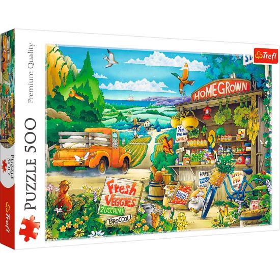 Puzzle Trefl Country Morning 500 pièces Puzzle Trefl Country Morning 500 pièces