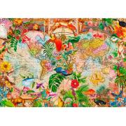 Puzzle Trefl Carte du monde antique 1000 pièces