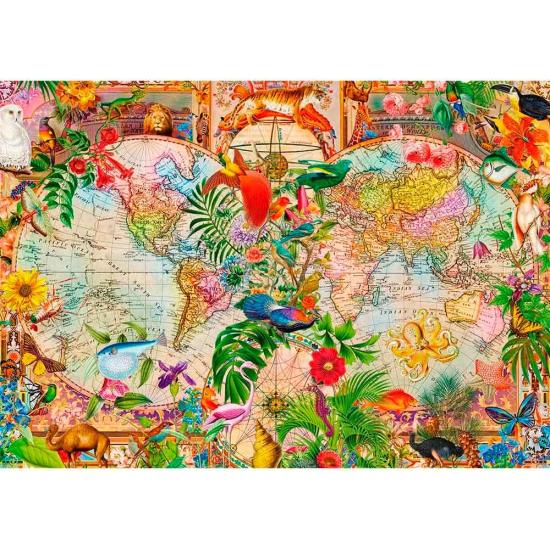 Puzzle Trefl Carte du monde antique 1000 pièces