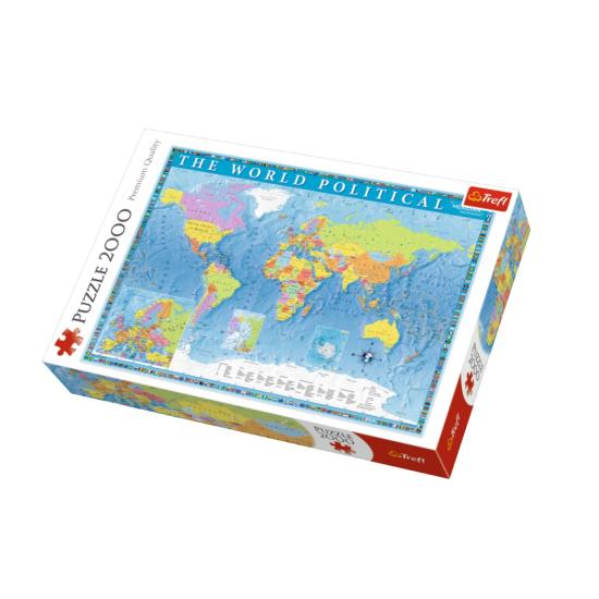 Puzzle Trefl Carte politique du monde 2000 pièces