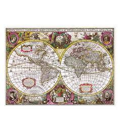Puzzle Trefl Carte du monde antique 2000 pièces