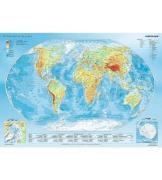 Puzzle Trefl Carte du Monde Physique 1000 Pièces