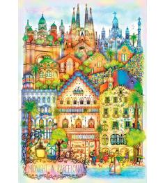 Puzzle Trefl Minuit À Barcelona 1000 pièces