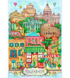 Puzzle Trefl Minuit À Rome 1000 pièces