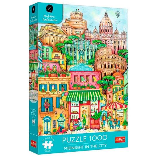 Puzzle Trefl Minuit À Rome 1000 pièces
