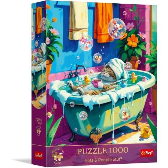 Puzzle Trefl Miaou, Détente, Répéter 1000 pièce