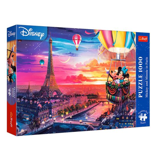 Puzzle Trefl Mickey et Minnie à Paris 1000 pièces