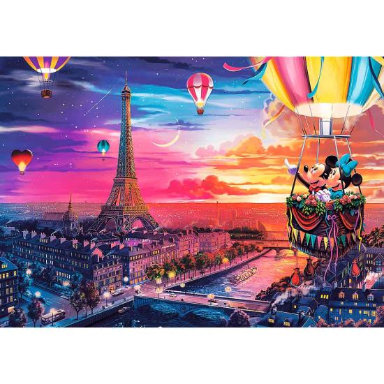 Puzzle Trefl Mickey et Minnie à Paris 1000 pièces