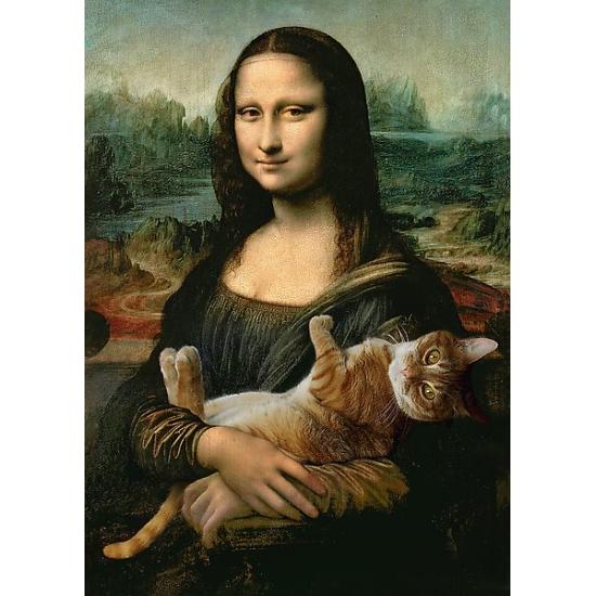 Puzzle Trefl Le chat de Mona Lisa 500 pièces