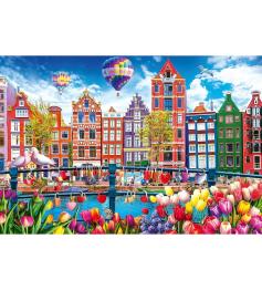 Puzzle Trefl Amsterdam Colorée 1500 pièces