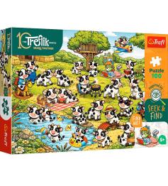 Puzzle Trefl Le Monde Des Vaches XXL 100 pièces