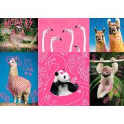 Puzzle Trefl Neon Crazy Animals 1000 pièces