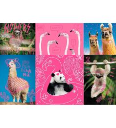 Puzzle Trefl Neon Crazy Animals 1000 pièces