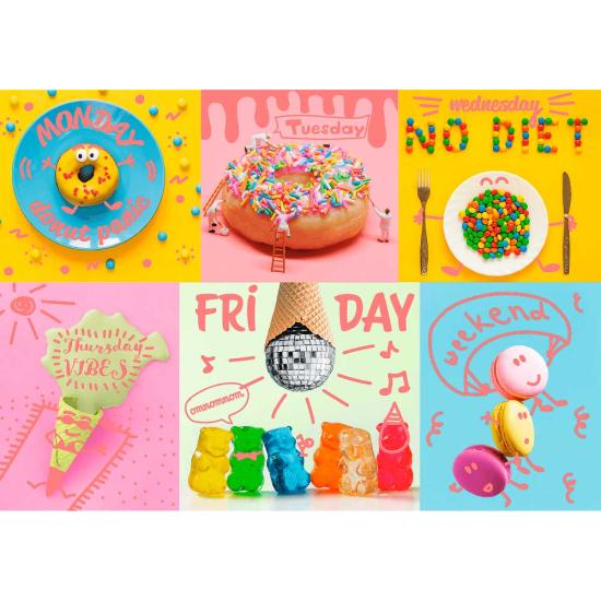 Puzzle Trefl Neon Sweet Week 1000 pièces