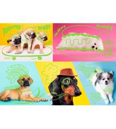 Puzzle Trefl Neon More Than Dogs 1000 pièces