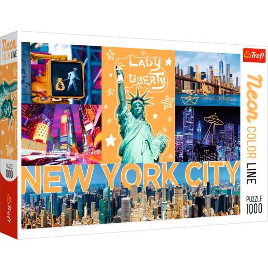 Trefl Neon New York City Puzzle 1000 pièces