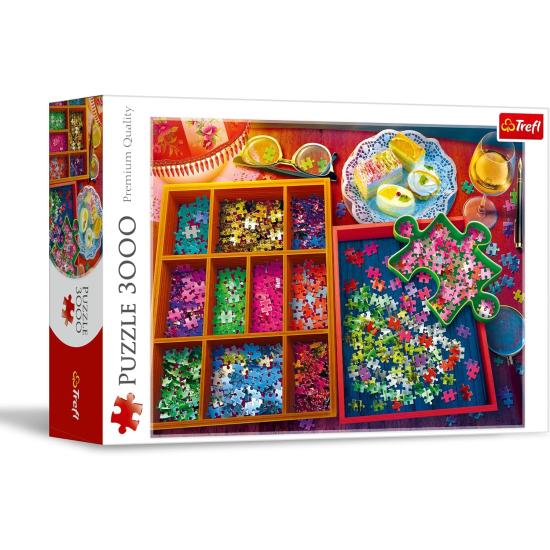 Trefl Puzzle Soirée avec Puzzles de 3000 pièces