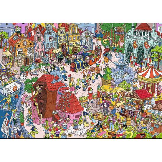 Puzzle Trefl Objets Perdus : Gdansk, Pologne de 500 pièces