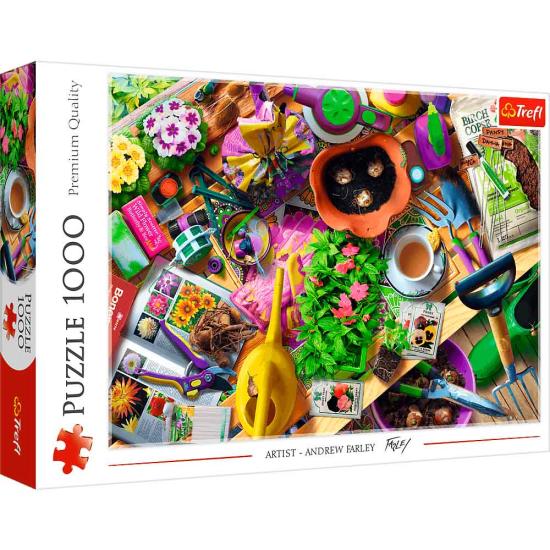 Puzzle Trefl Ranger le jardin 1000 pièces