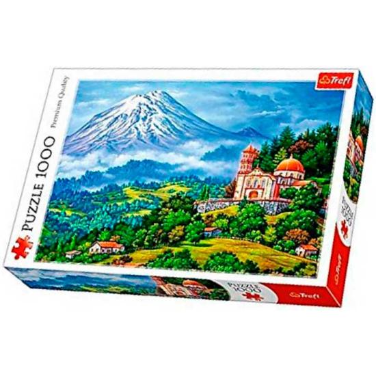 Puzzle Trefl Paysage avec Volcan 1000 pièces