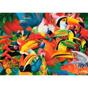 Puzzle Trefl Oiseaux Colorés 500 Pièces