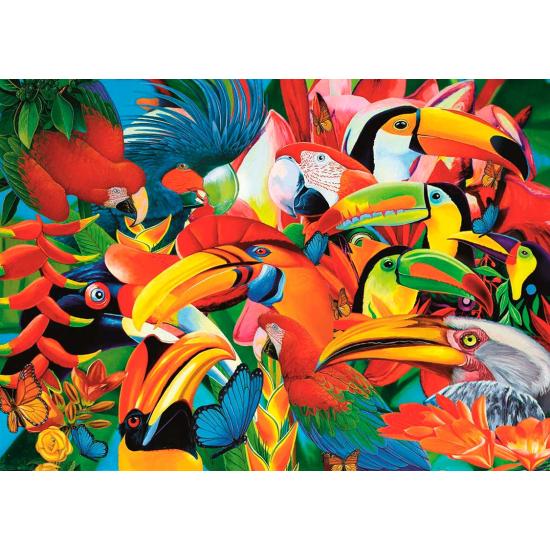Puzzle Trefl Oiseaux Colorés 500 Pièces Puzzle Trefl Oiseaux Colorés 500 Pièces