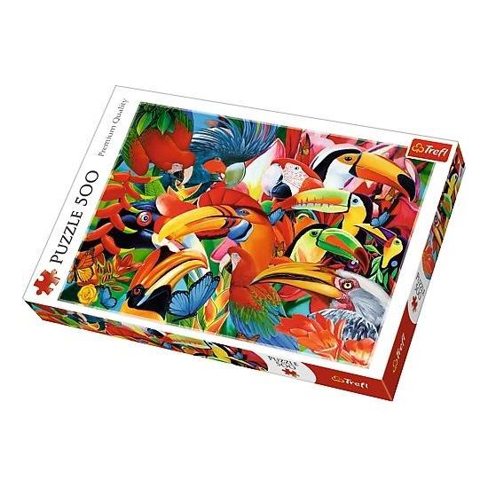 Puzzle Trefl Oiseaux Colorés 500 Pièces Puzzle Trefl Oiseaux Colorés 500 Pièces