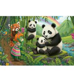 Puzzle Trefl Pandas XXL 100 pièces